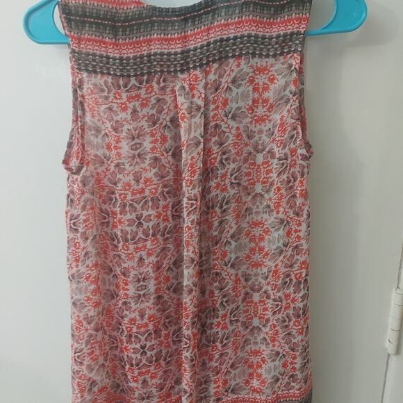 Lucky Brand Women's Printed Border Tank S Bohemian Dopamine Fairycore Prints - Picture 4 of 10